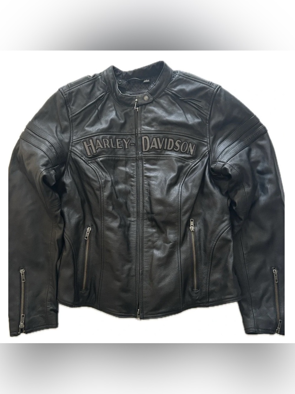 Harley-Davidson Women's Black Leather Riding Jacket